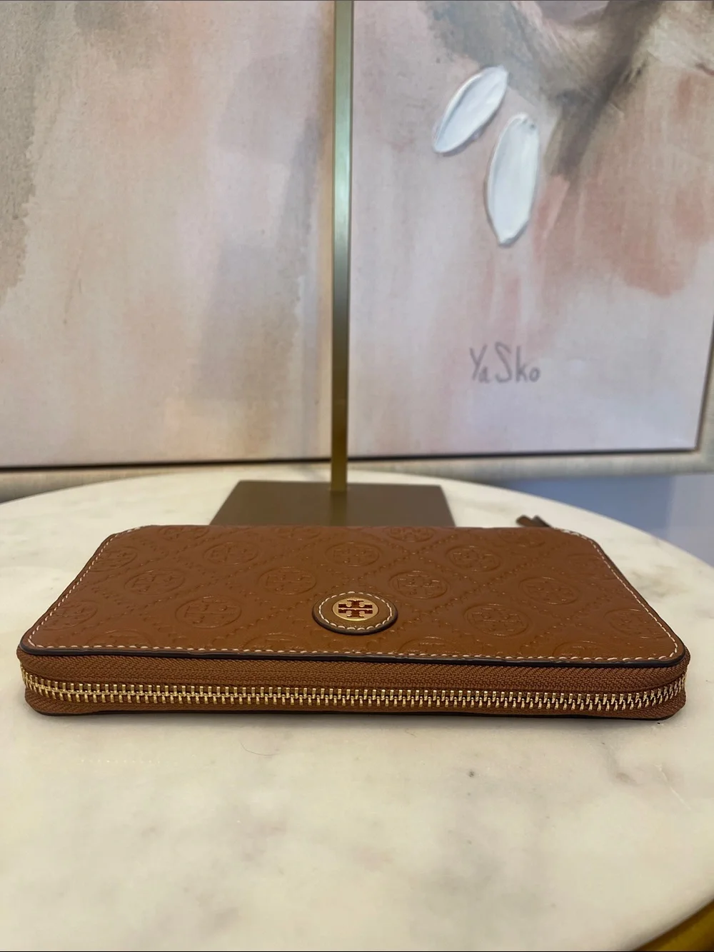 Tory Burch T Monogram Continental Wallet